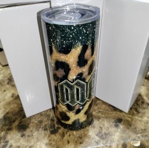 Mama glitter tumbler